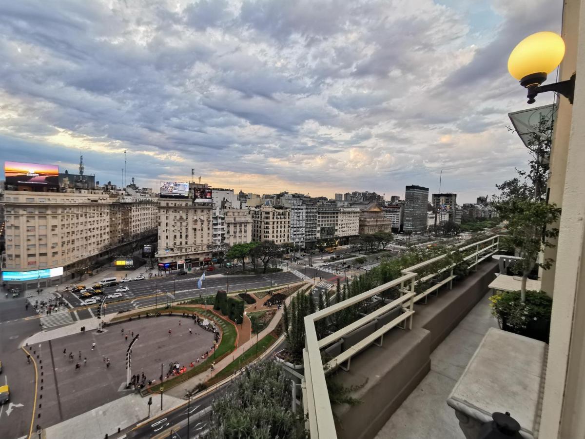 Penthouse Frente Al Obelisco Con Terraza Buenos Aires Exterior foto