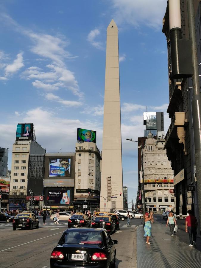 Penthouse Frente Al Obelisco Con Terraza Buenos Aires Exterior foto