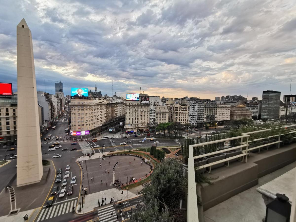 Penthouse Frente Al Obelisco Con Terraza Buenos Aires Exterior foto